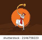 maharashtra day vector marathi... | Shutterstock .eps vector #2146758223