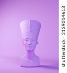Purple Queen Nefertiti Bust...
