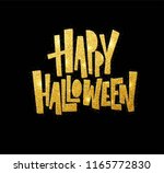 halloween gold glitter... | Shutterstock .eps vector #1165772830