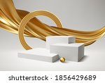 background 3d white podium... | Shutterstock .eps vector #1856429689