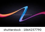 modern trending abstract black... | Shutterstock .eps vector #1864257790