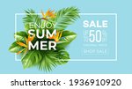 summer tropical background with ... | Shutterstock .eps vector #1936910920
