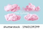 Realistic Pink Fluffy Clouds...