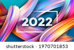 calendar header 2022 number on... | Shutterstock .eps vector #1970701853