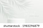 realistic product podium and... | Shutterstock .eps vector #1983296879