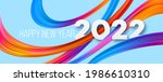calendar header 2022 number on... | Shutterstock .eps vector #1986610310