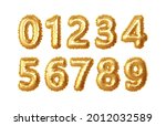 set of 0 1 2 3 4 5 6 7 8 9... | Shutterstock .eps vector #2012032589