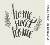 Sweet Home Lettering
