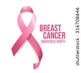 breast cancer awareness ribbon... | Shutterstock .eps vector #316708646