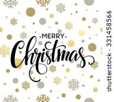 merry christmas background.... | Shutterstock .eps vector #331458566