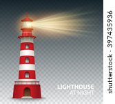 Realistic Red Lighthouse...