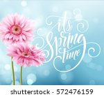 gerbera flower background and... | Shutterstock .eps vector #572476159
