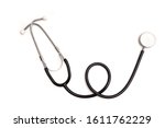 Stethoscope In Black Color On A ...