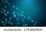 node and line connection of... | Shutterstock . vector #1793069830