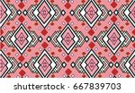 silk pattern background is a... | Shutterstock . vector #667839703