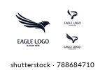 Set Of Eagle Logo Vector