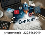 content marketing Content Data Blogging Media Publication Information Vision Concept Social Business Internet Strategy Advertising SEO