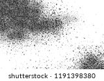 black grainy texture isolated... | Shutterstock . vector #1191398380