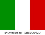 italian national flag  ... | Shutterstock . vector #688900420