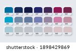 pantone colour guide palette... | Shutterstock .eps vector #1898429869
