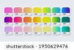pantone gradient colour palette ... | Shutterstock .eps vector #1950629476