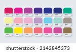 pantone trendy colour catalog...