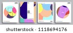 modern abstract covers set.... | Shutterstock .eps vector #1118694176