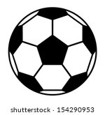 vector football ball | Shutterstock .eps vector #154290953