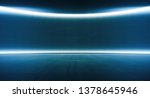 glowing light blank space with... | Shutterstock . vector #1378645946