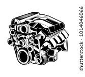 car machine vector isolated... | Shutterstock .eps vector #1014046066