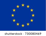 european union flag | Shutterstock .eps vector #730080469