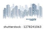 abstract futuristic city vector ... | Shutterstock .eps vector #1278241063