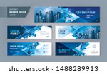 abstract banner design web... | Shutterstock .eps vector #1488289913
