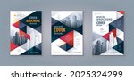 corporate book cover design... | Shutterstock .eps vector #2025324299