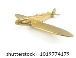 Vintage Brass Toy Airplane  ...