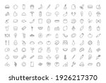 food and cooking big icon set.... | Shutterstock .eps vector #1926217370