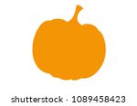 autumn halloween pumpkin... | Shutterstock . vector #1089458423