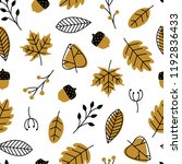 vector seamless pattern with... | Shutterstock .eps vector #1192836433