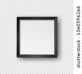 vector realistic square empty... | Shutterstock .eps vector #1360596266
