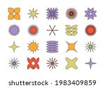 vector set of abstract... | Shutterstock .eps vector #1983409859