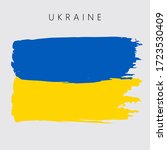 flag of ukraine. vector... | Shutterstock .eps vector #1723530409
