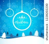 2019 christmas and happy new... | Shutterstock .eps vector #1228202230