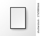 picture frame wall image. blank ... | Shutterstock . vector #1765880666