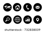 web icon set | Shutterstock .eps vector #732838039