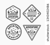 outdoor badge icon | Shutterstock .eps vector #1343402486