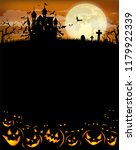 halloween party invitation with ... | Shutterstock .eps vector #1179922339