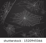 decorative webs silhouettes for ... | Shutterstock .eps vector #1520945366