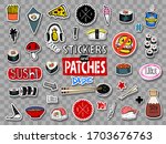 vector set of teens stickers... | Shutterstock .eps vector #1703676763