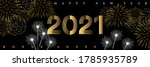 new year's greetings 2021  ... | Shutterstock .eps vector #1785935789