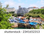 Small photo of The fishermen's port of Biarritz is located on the seafront promenade: this very small place has kept its charm of yesteryear, with its fishermen's houses (called "crampottes") and its old boats